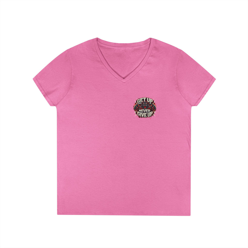 Women's V Neck-Strength in Motion