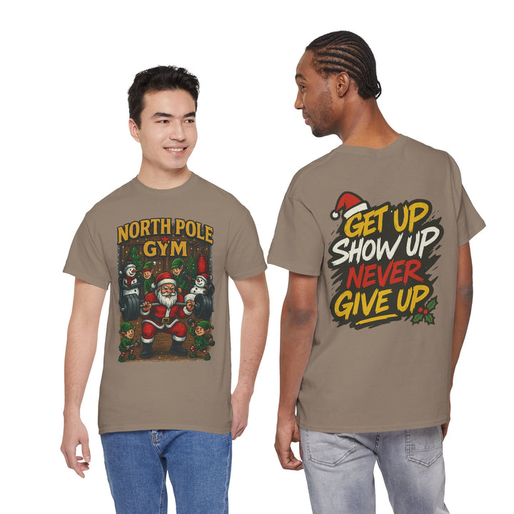 North Pole Gym. Unisex Heavy Cotton Tee