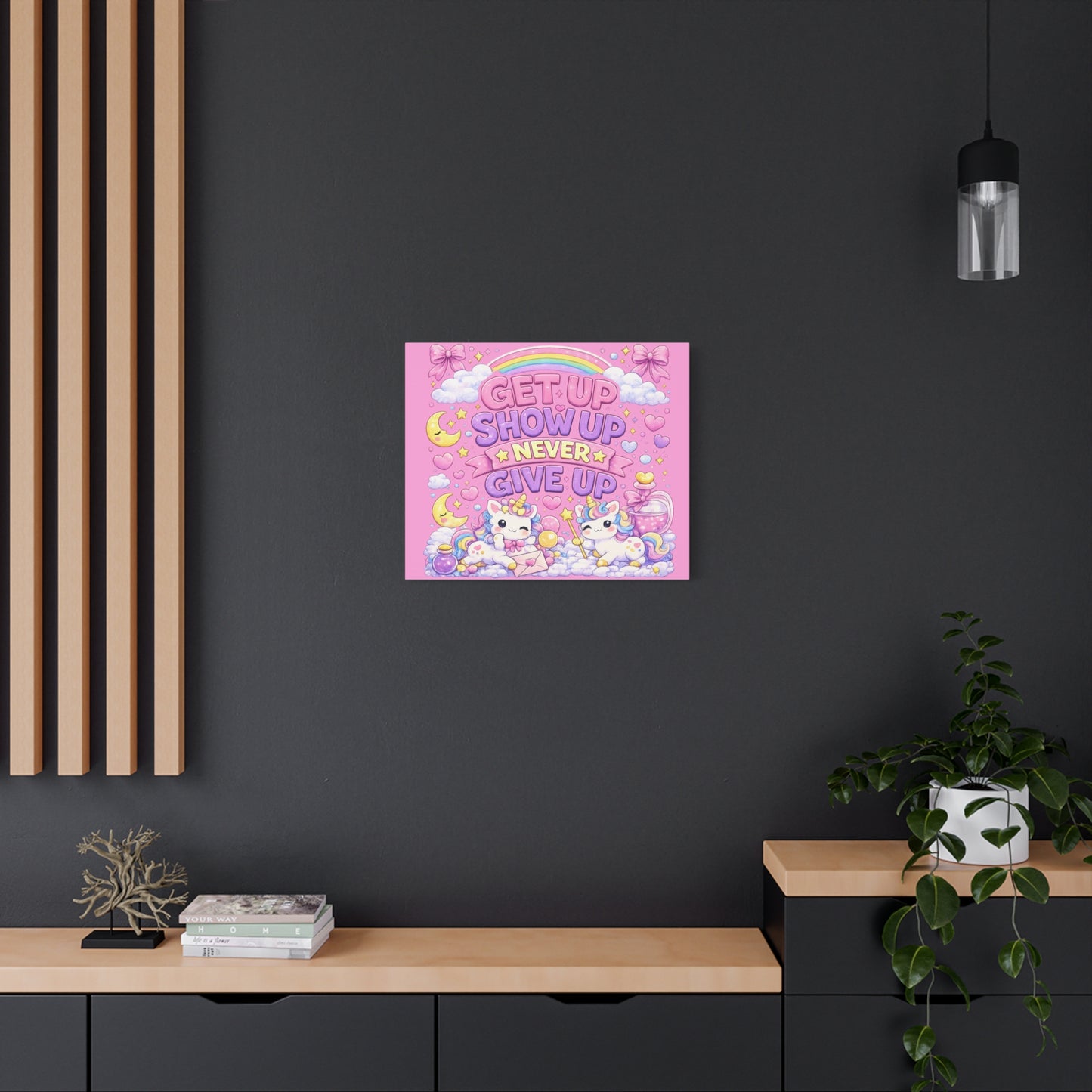 Kids Inspirational Canvas Wall Art – Premium Motivational Canvas Print for Bedroom, Playroom & Nursery Décor
