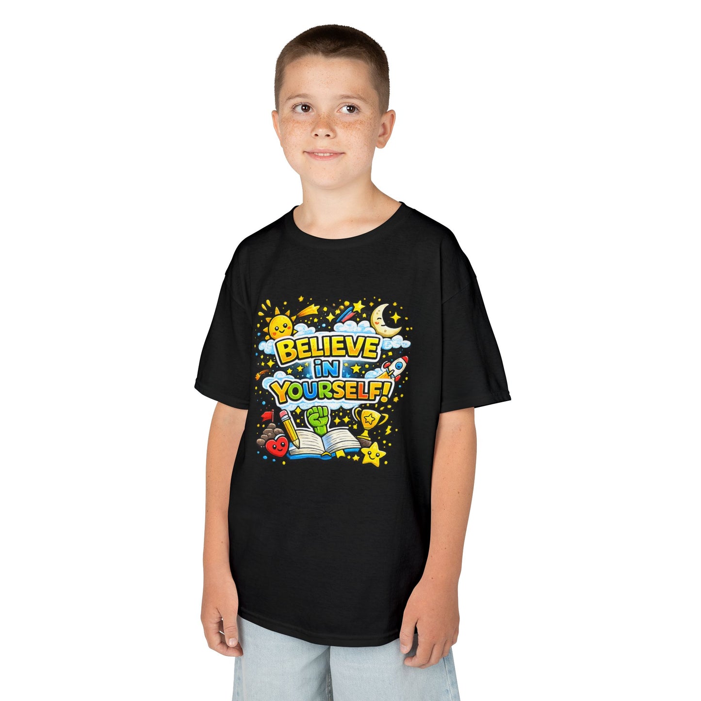 Kids Heavy Cotton™ Motivational T Shirt