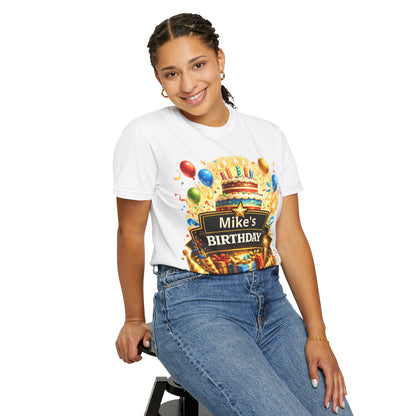 Custom Name Birthday T-Shirt – Get Up Show Up Never Give Up