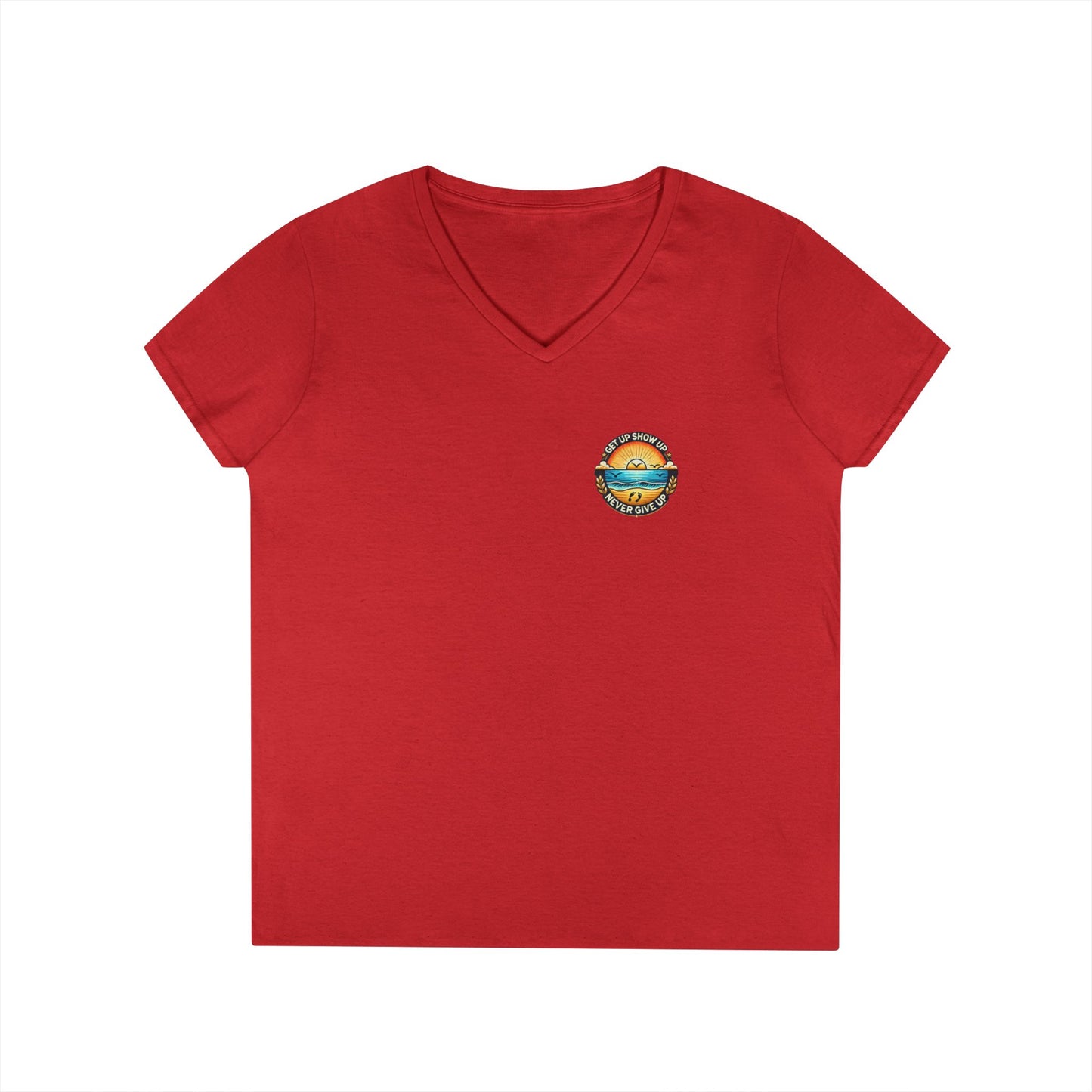 Women's V Neck-Strength in Motion