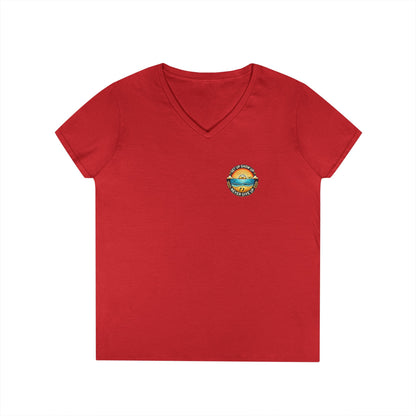 Women's V Neck-Strength in Motion