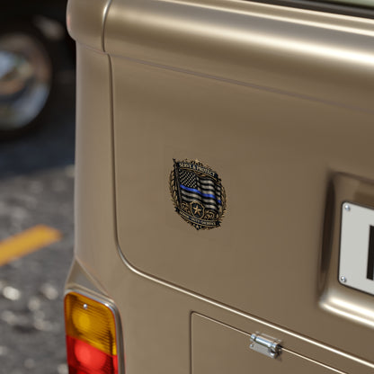 Blue Line Legacy Waterproof Sticker