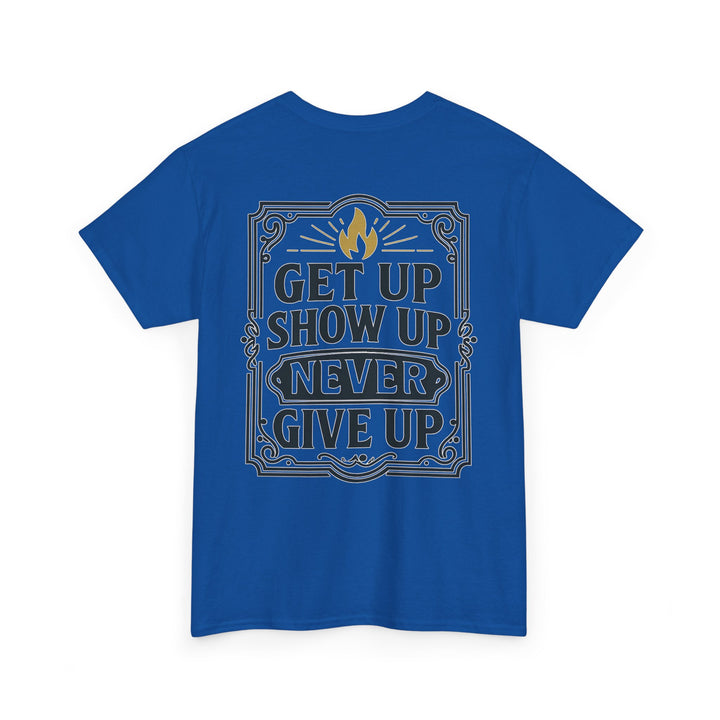 Barbells Over Breakdown. Unisex Heavy Cotton Tee