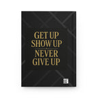 Discipline Wins Hardcover Journal. Matte