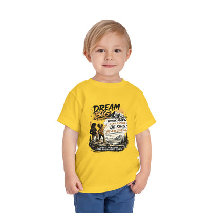 Toddler Motivational T-Shirt | Inspirational Kids Graphic Tee | Soft Cotton Toddler Shirt | Positive Mindset Children's Clothing | Everyday Comfort Tee
