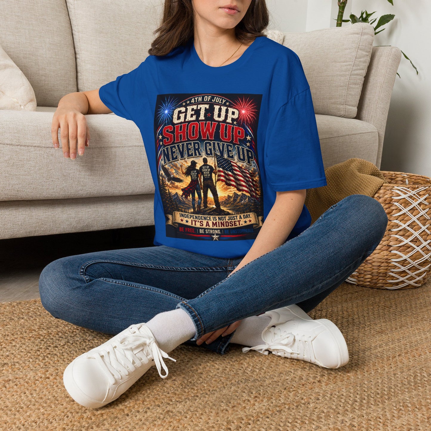 Patriotic 4th of July Unisex T-Shirt | Soft USA Independence Day Tee | American Pride Graphic Shirt for Men & Women