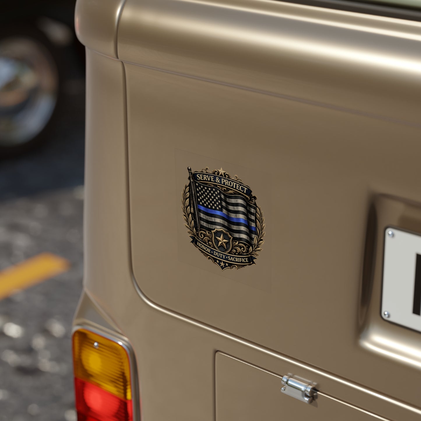 Blue Line Legacy Waterproof Sticker