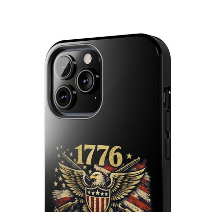 Patriotic 4th of July Tough Phone Case | Shockproof Protective Cover for iPhone & Samsung | USA Independence Day Design