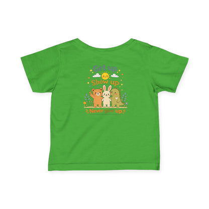 Infant Motivational Jersey T-Shirt | Soft Cotton Baby Graphic Tee | Inspirational Infant Shirt | Positive Message Baby Clothing | Cute Baby Outfit Gift