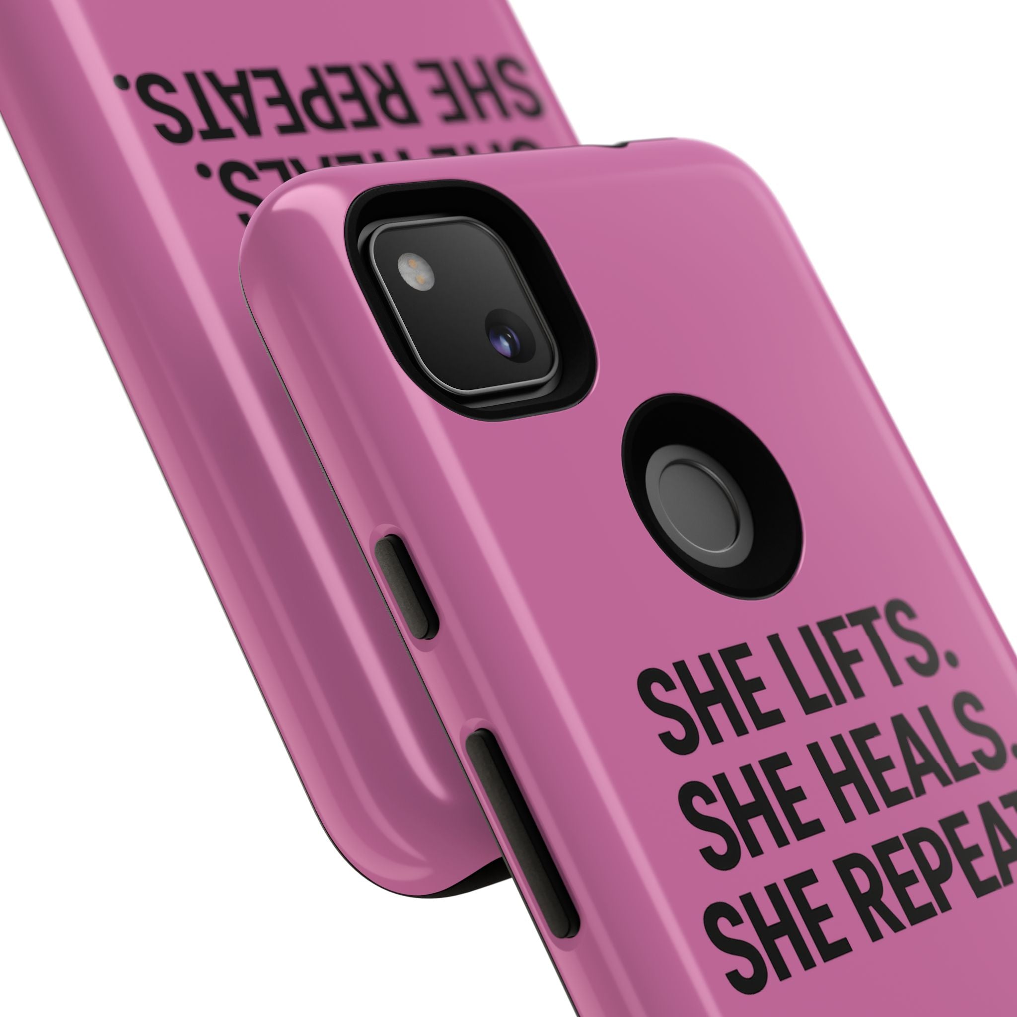 She lifts. She heals. She repeats. Tough Phone Cases