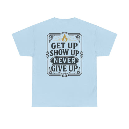 She Lifts. She Heals. She Repeats.  Unisex Heavy Cotton Tee