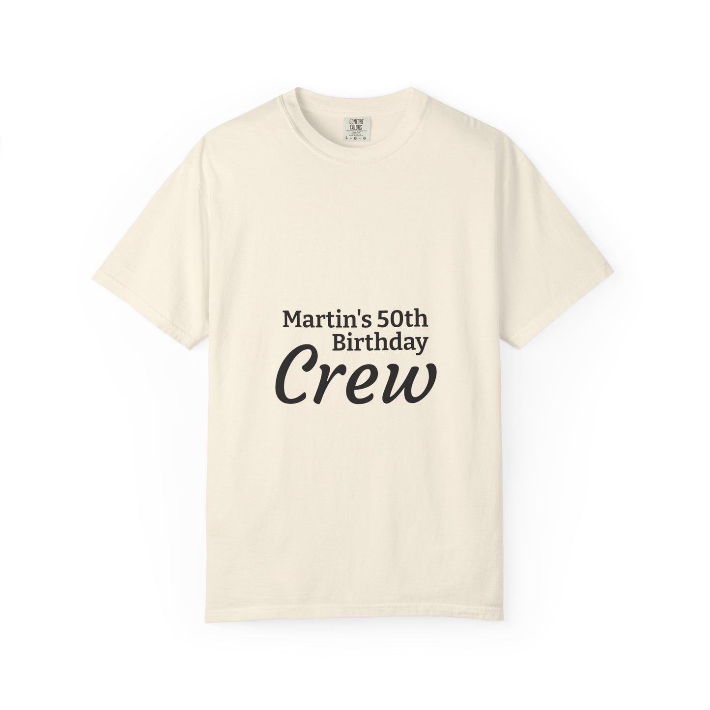 Custom Name & Age Birthday Crew T-Shirt – Personalized Group Shirt