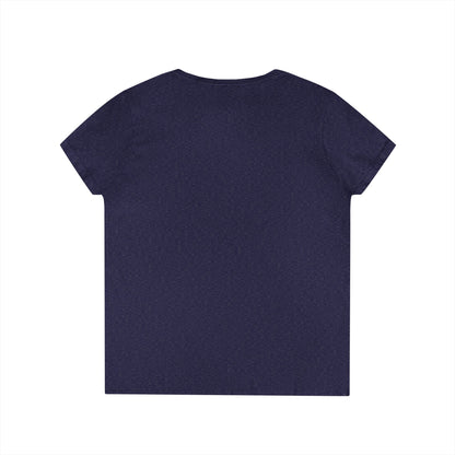 Run Through It Women's V Neck-Strength in Motion