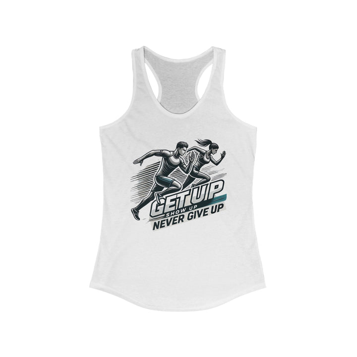 Run Through It Women’s Racerback Tank – Strength in Motion