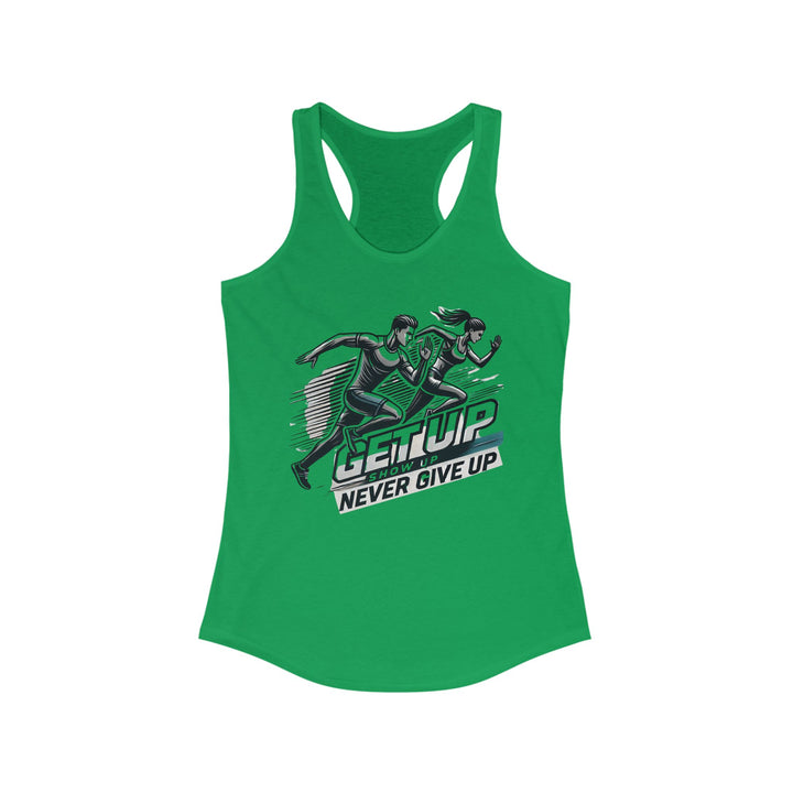 Run Through It Women’s Racerback Tank – Strength in Motion