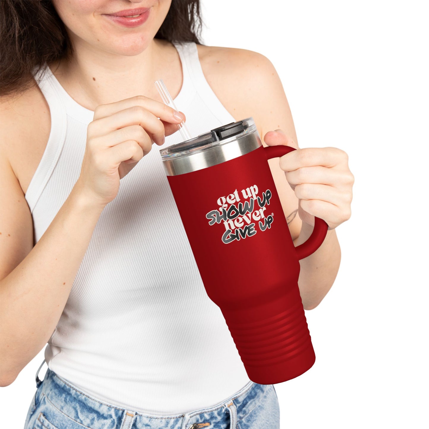 No Excuses Water Bottle – Stay Hydrated, Stay Motivated 40oz