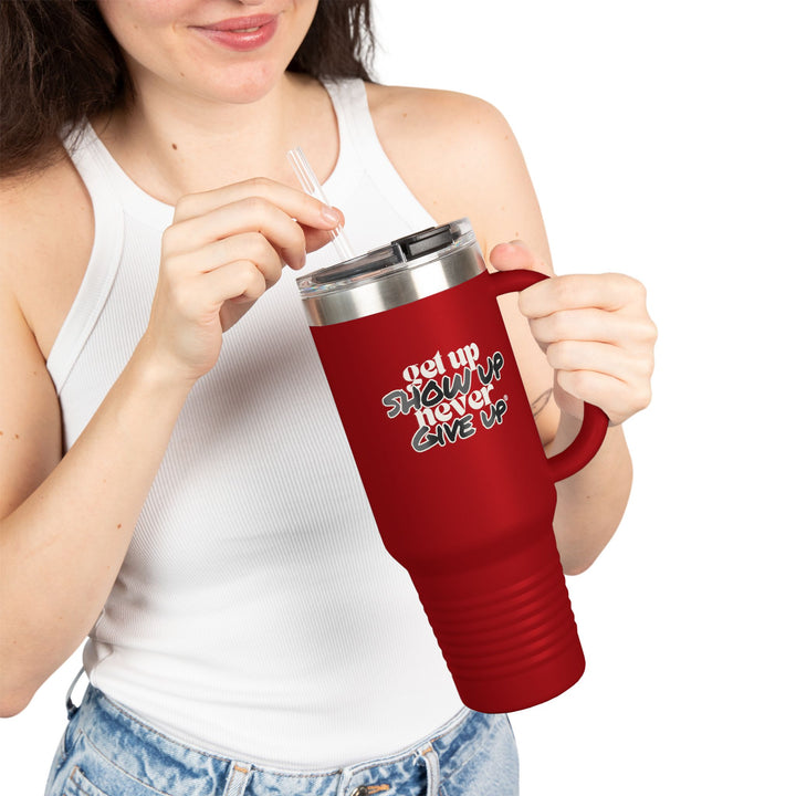 No Excuses Water Bottle – Stay Hydrated, Stay Motivated 40oz