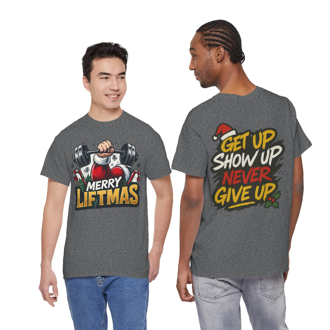 Merry Liftmas Unisex Heavy Cotton Tee