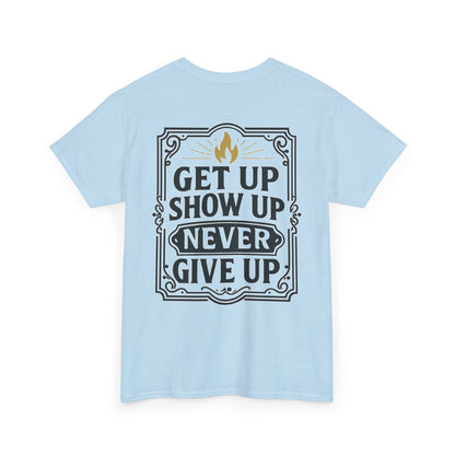 Mindset = Muscles. Build Both. Unisex Heavy Cotton Tee