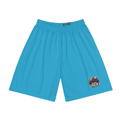 Relentless Performance Men’s Sports Shorts (Turquoise)