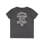 Women's V Neck-Strength in Motion