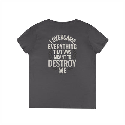 Women's V Neck-Strength in Motion