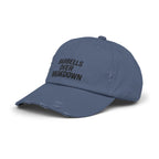 Barbells Over Breakdown: Unisex Distressed Cap