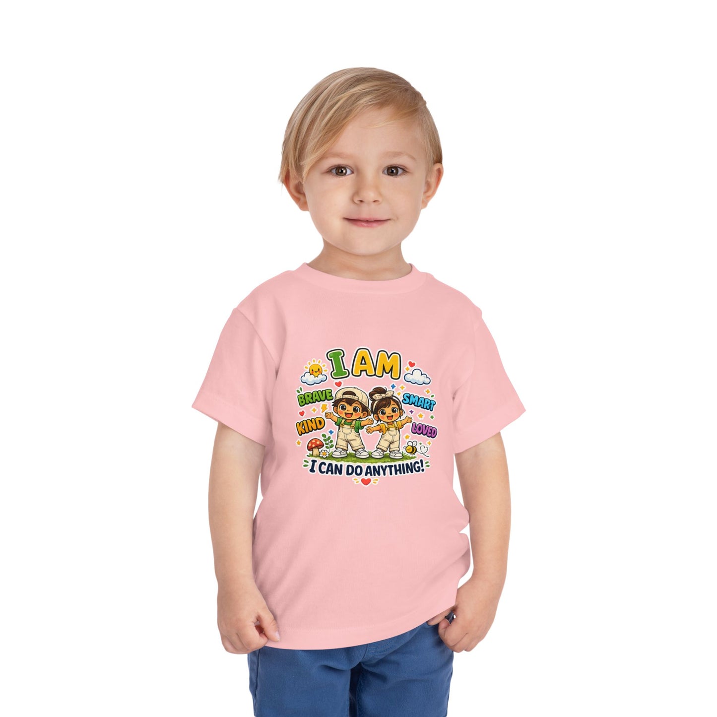 Toddler Motivational T-Shirt | Inspirational Kids Graphic Tee | Soft Cotton Toddler Shirt | Positive Mindset Children's Clothing | Everyday Comfort Tee