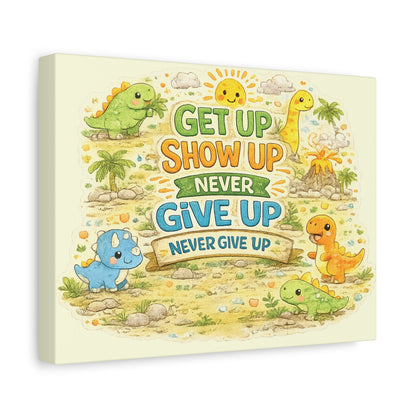 Kids Inspirational Canvas Wall Art – Premium Motivational Canvas Print for Bedroom, Playroom & Nursery Décor