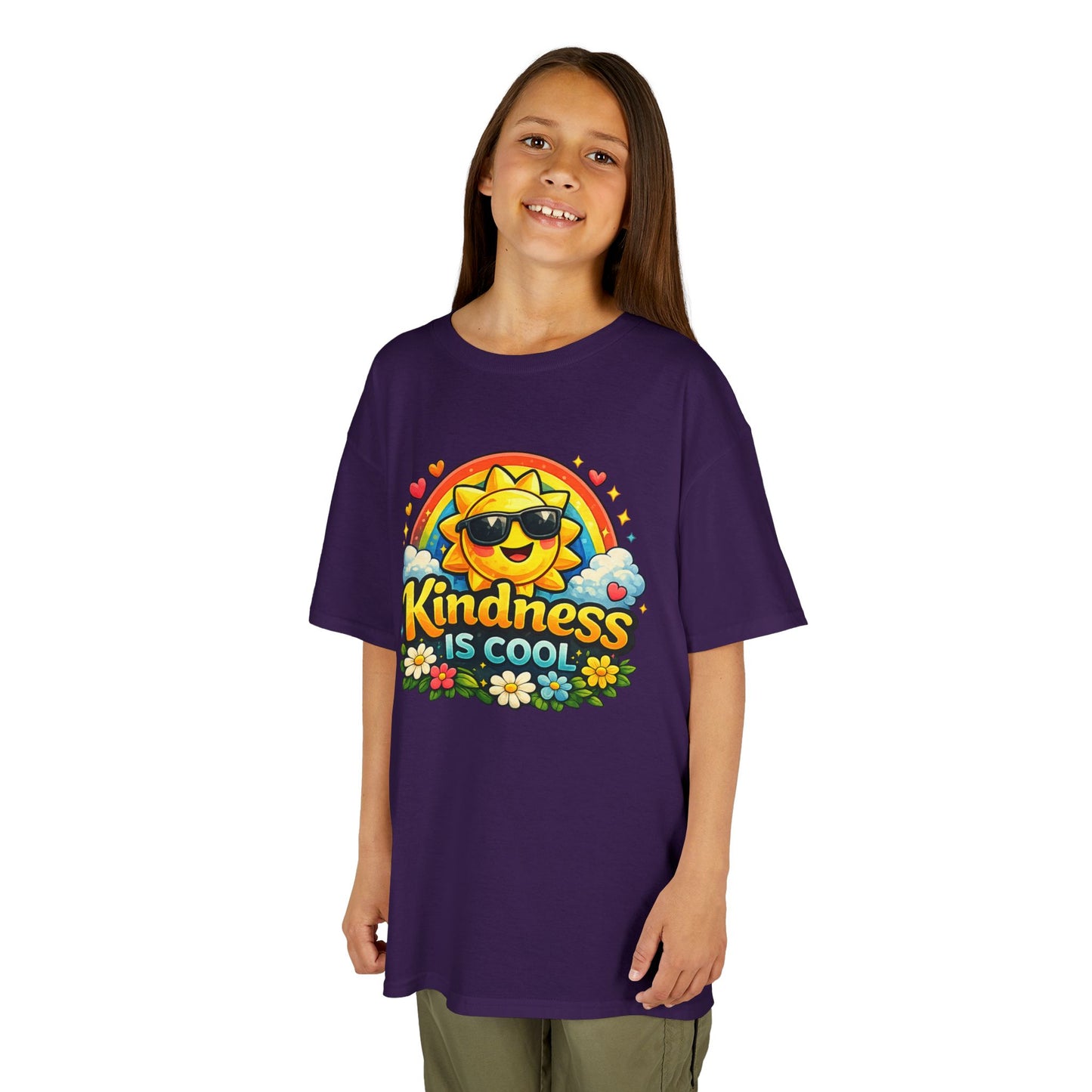 Kids Heavy Cotton™ Tee "Kindness is Cool"
