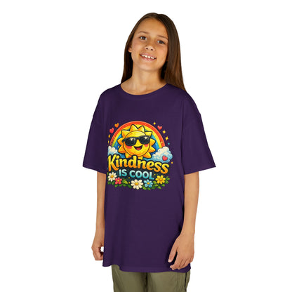 Kids Heavy Cotton™ Tee "Kindness is Cool"