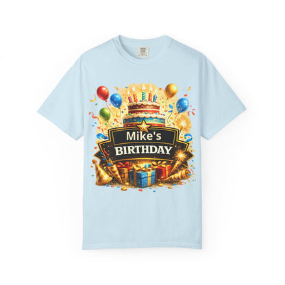 Custom Name Birthday T-Shirt – Get Up Show Up Never Give Up