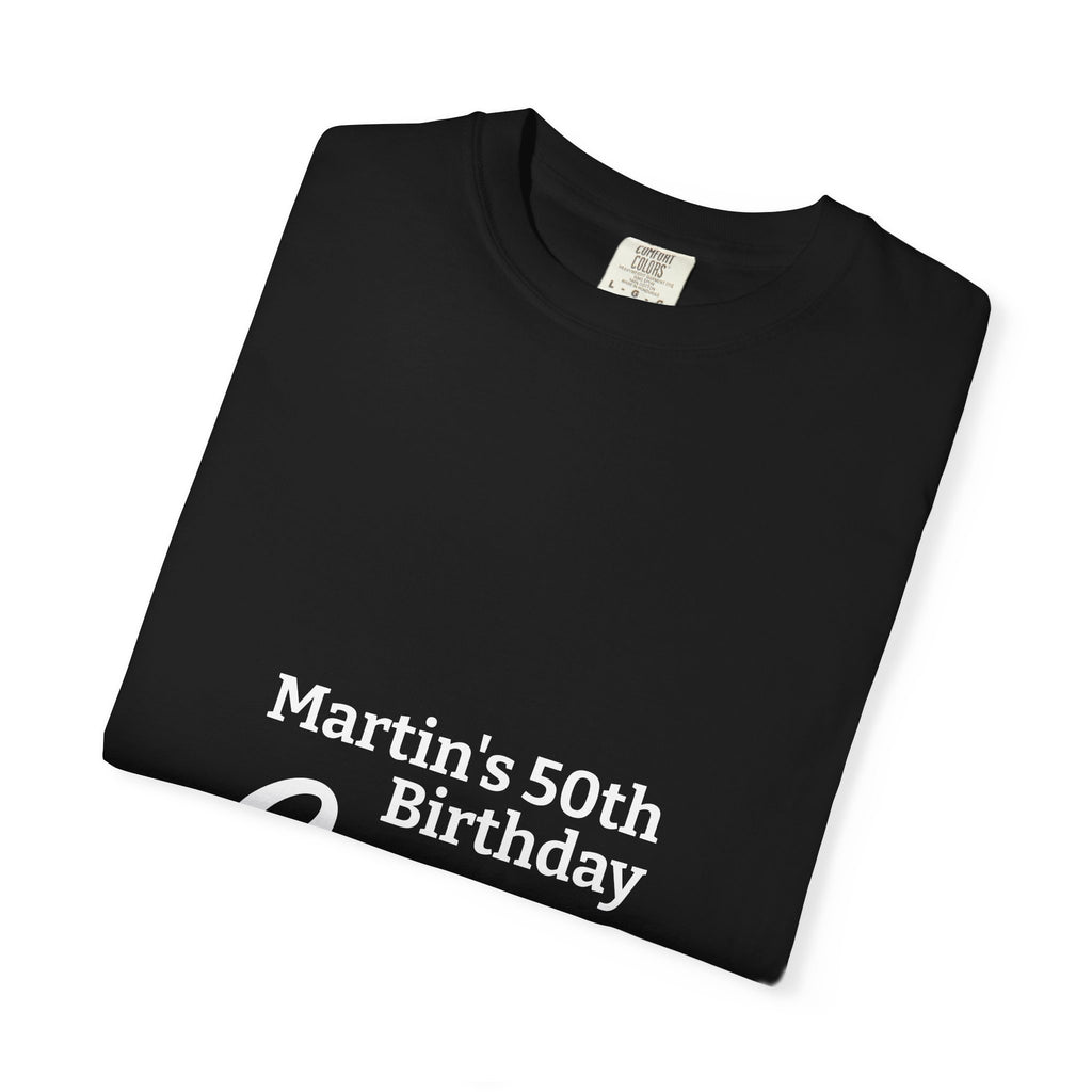 Custom Name & Age Birthday Crew T-Shirt – Personalized Group Shirt