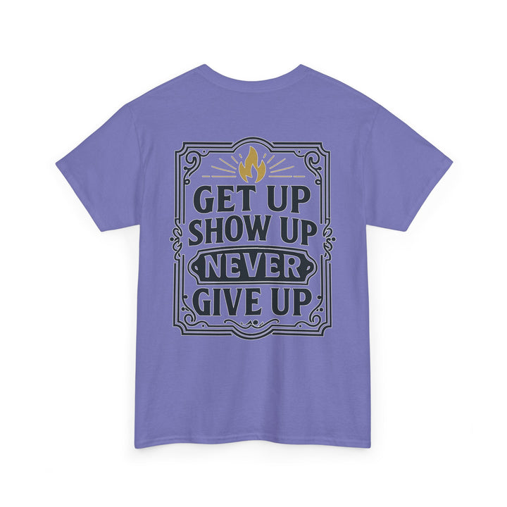 Barbells Over Breakdown. Unisex Heavy Cotton Tee