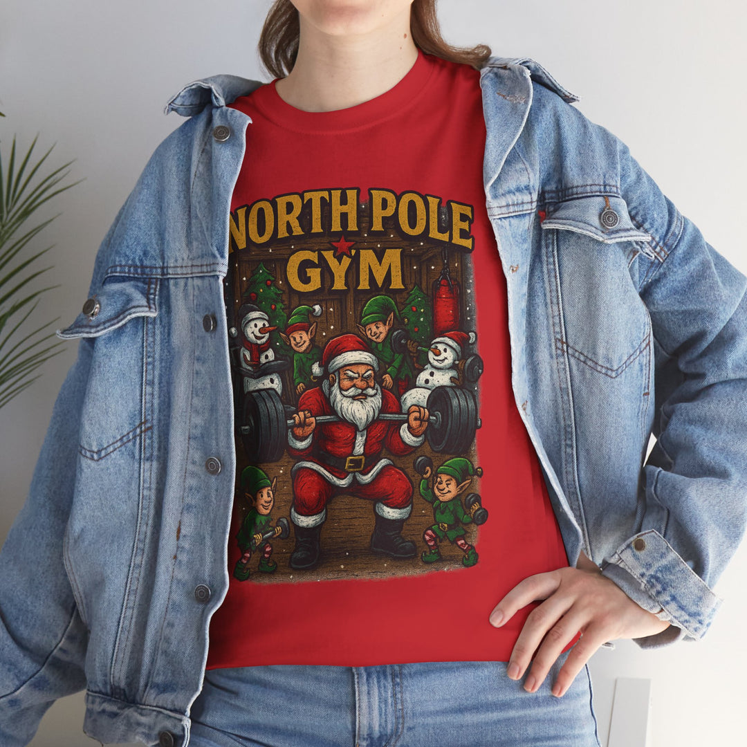 North Pole Gym. Unisex Heavy Cotton Tee