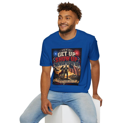 Patriotic 4th of July Unisex T-Shirt | Soft USA Independence Day Tee | American Pride Graphic Shirt for Men & Women