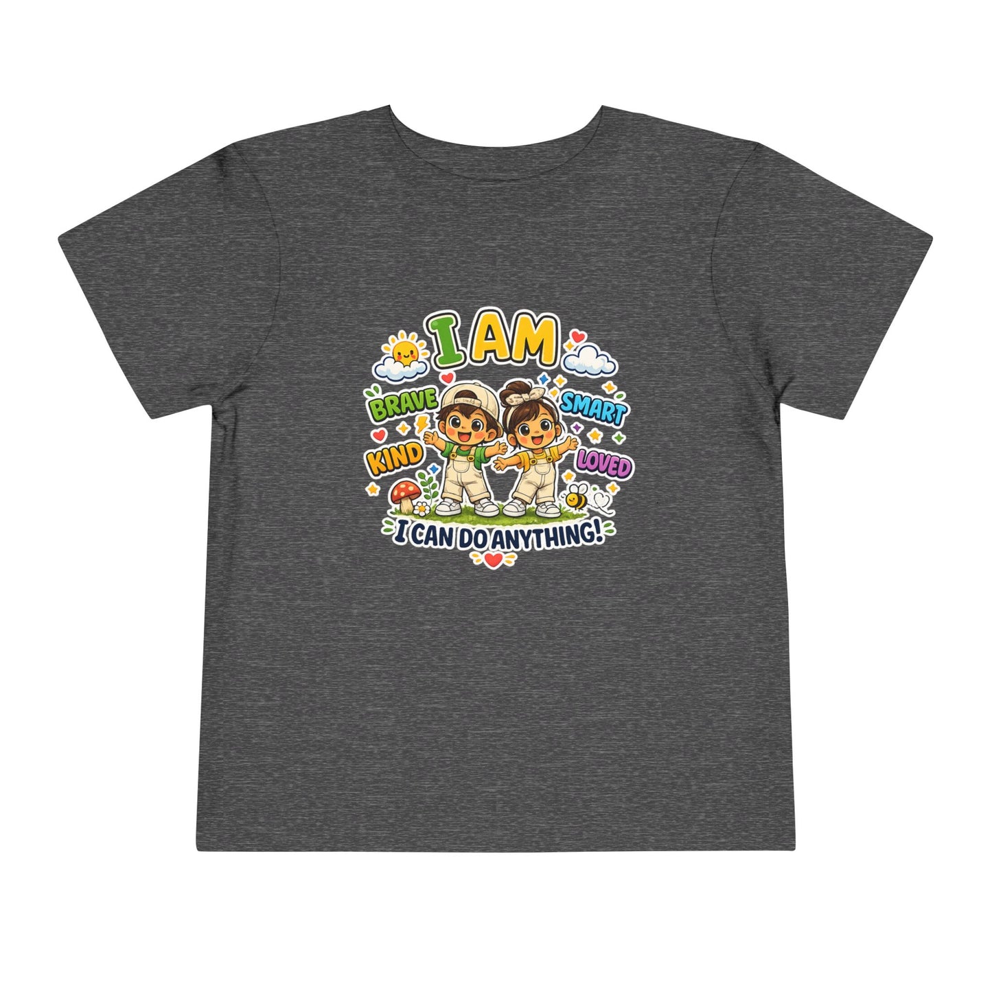 Toddler Motivational T-Shirt | Inspirational Kids Graphic Tee | Soft Cotton Toddler Shirt | Positive Mindset Children's Clothing | Everyday Comfort Tee