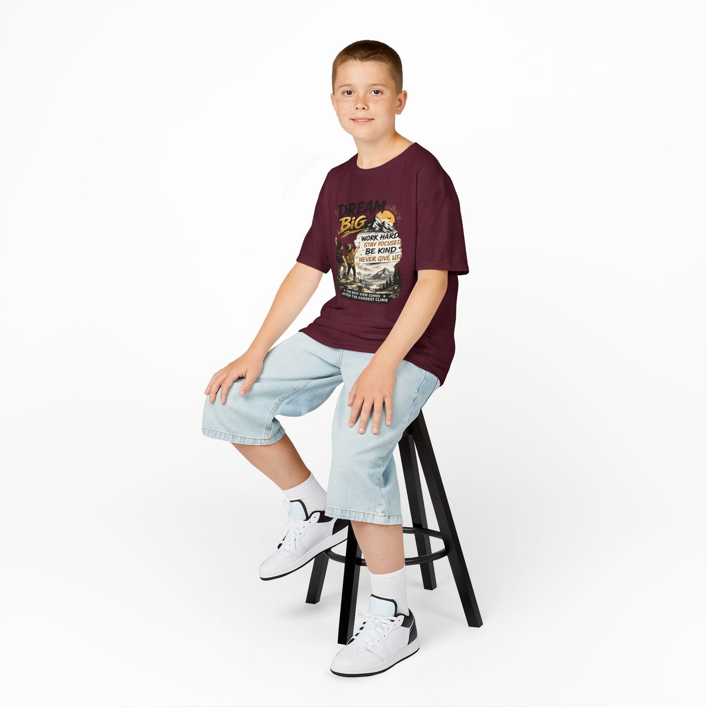 Kids Heavy Cotton™ Motivational T shirt