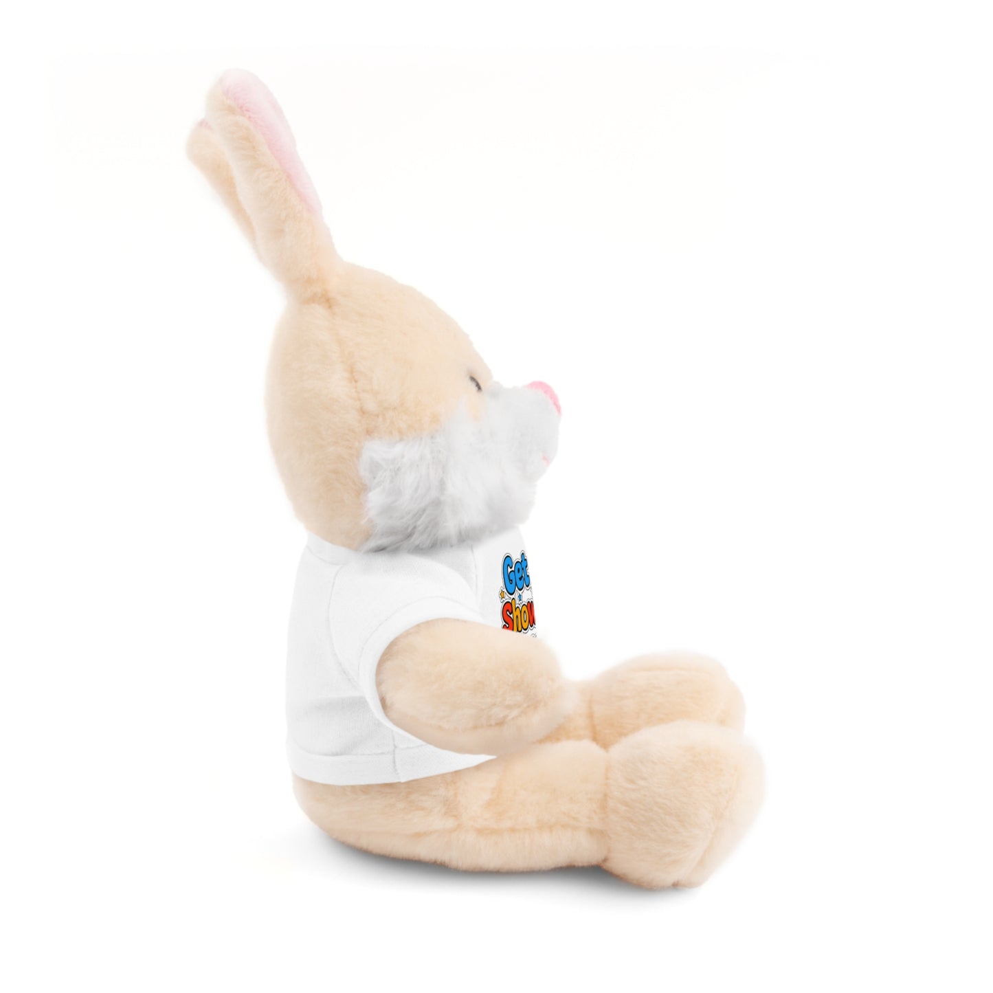 Stuffed Animals with Tee " Get Up Show Up Never Give Up"