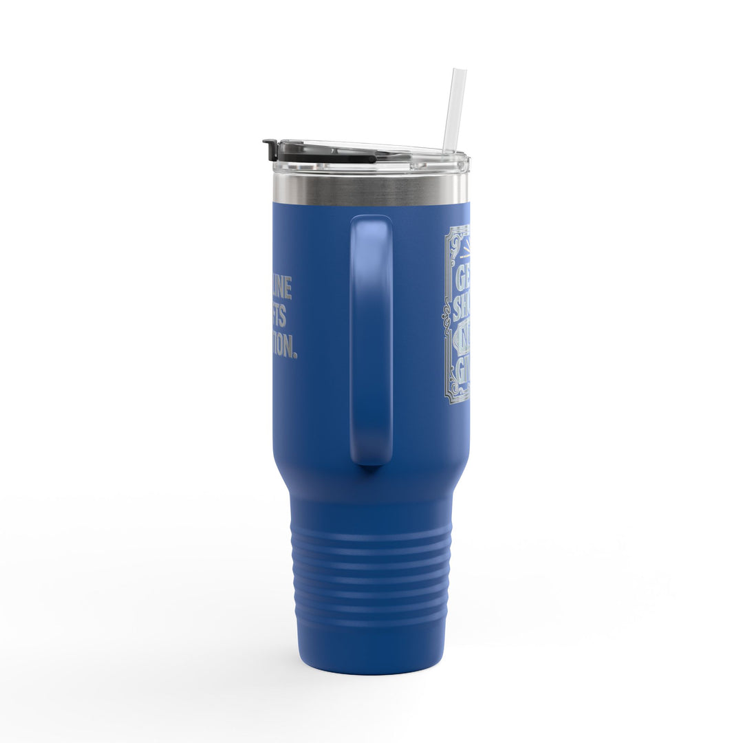 Discipline Outlifts Motivation Insulated Travel Mug, 40oz