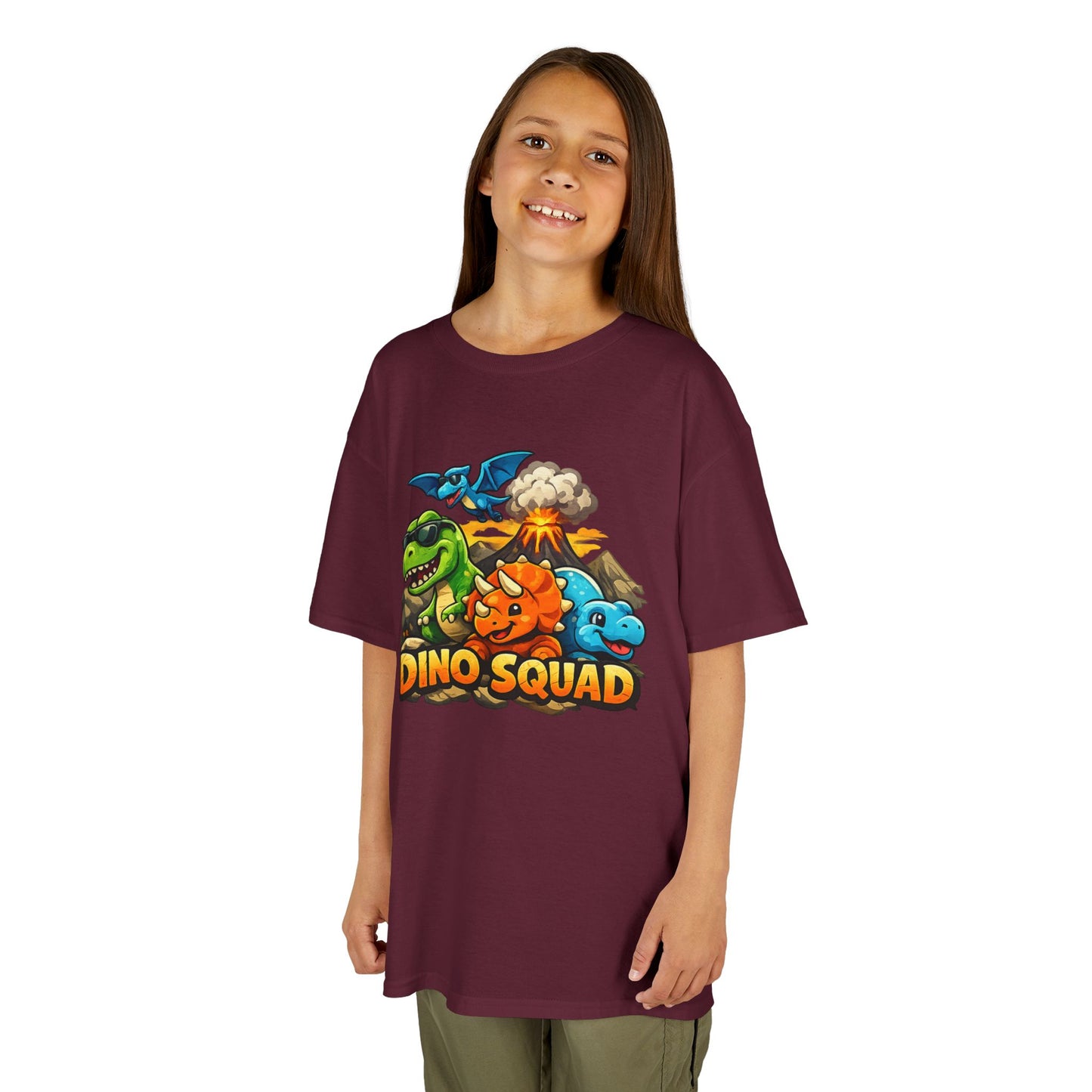 Kids Heavy Cotton™ Tee "Dino Squad"