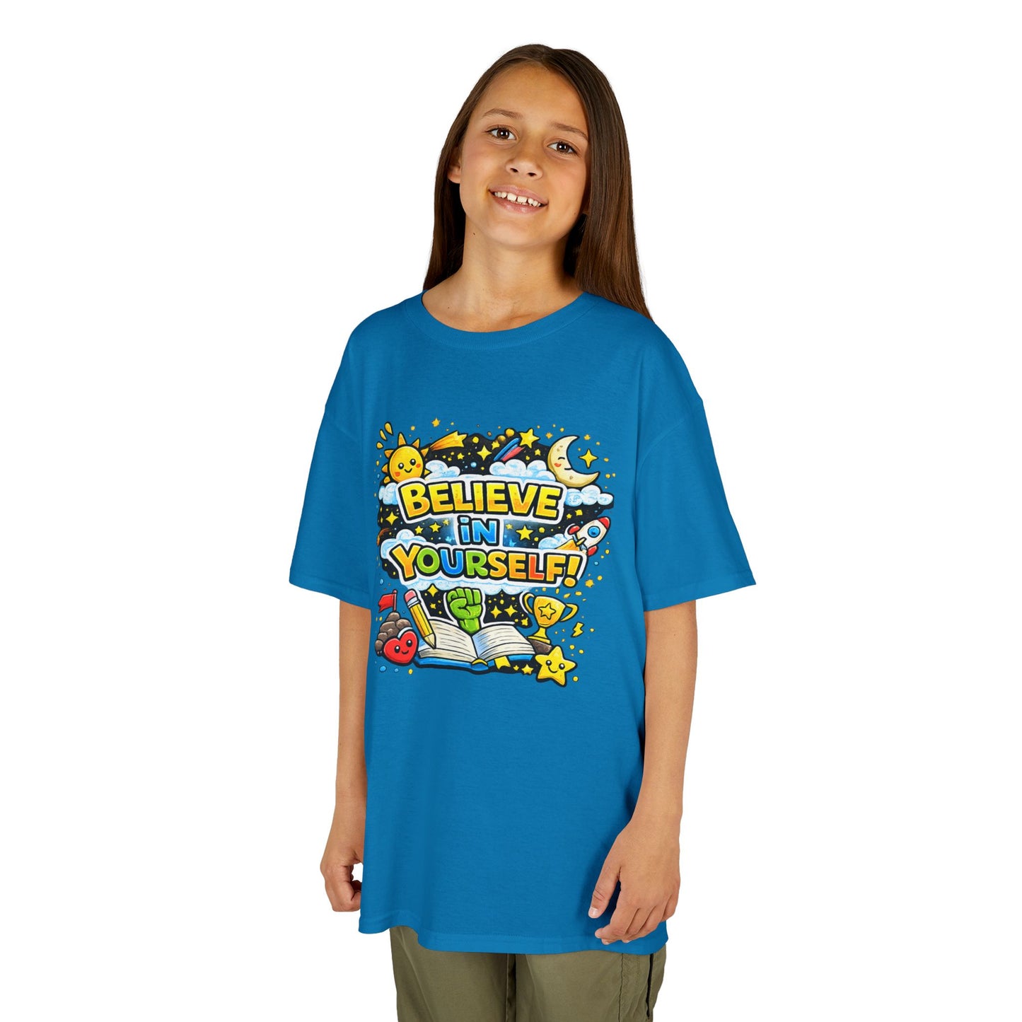 Kids Heavy Cotton™ Motivational T Shirt