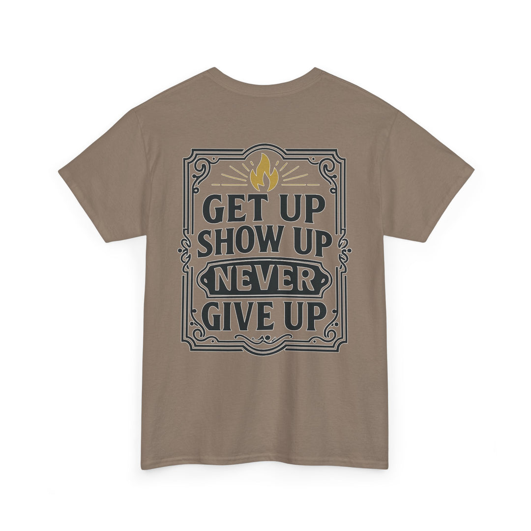 Barbells Over Breakdown. Unisex Heavy Cotton Tee