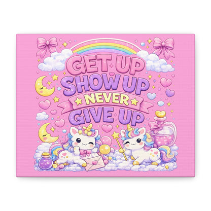 Kids Inspirational Canvas Wall Art – Premium Motivational Canvas Print for Bedroom, Playroom & Nursery Décor