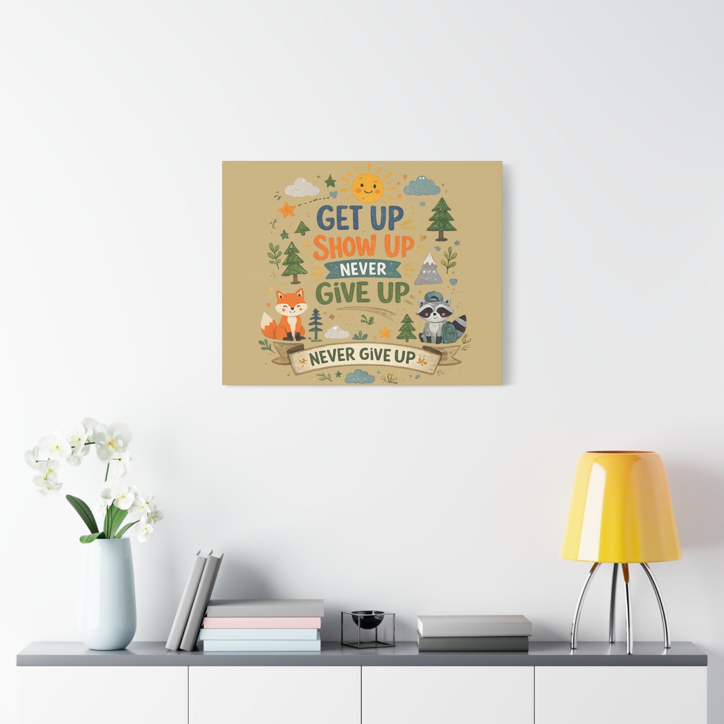 Kids Inspirational Canvas Wall Art – Premium Motivational Canvas Print for Bedroom, Playroom & Nursery Décor