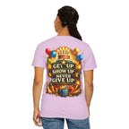 Custom Name & Age Birthday Crew T-Shirt – Personalized Group Shirt