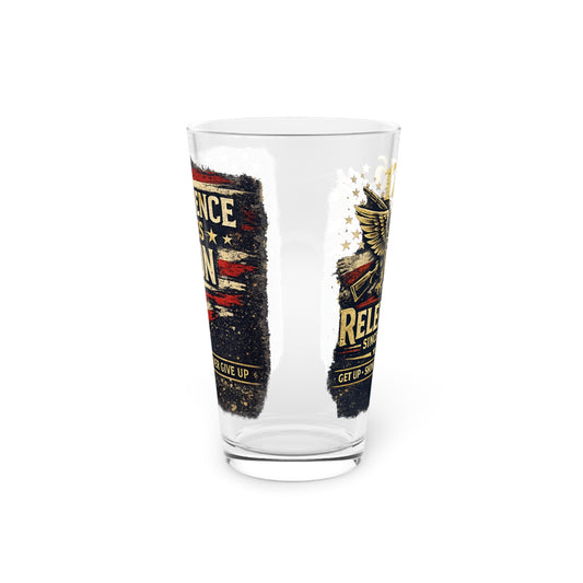 American Pride Pint Glass – 16oz Patriotic Drinkware for July 4th Celebrations