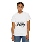 Custom Name & Age Birthday Crew T-Shirt – Personalized Group Shirt